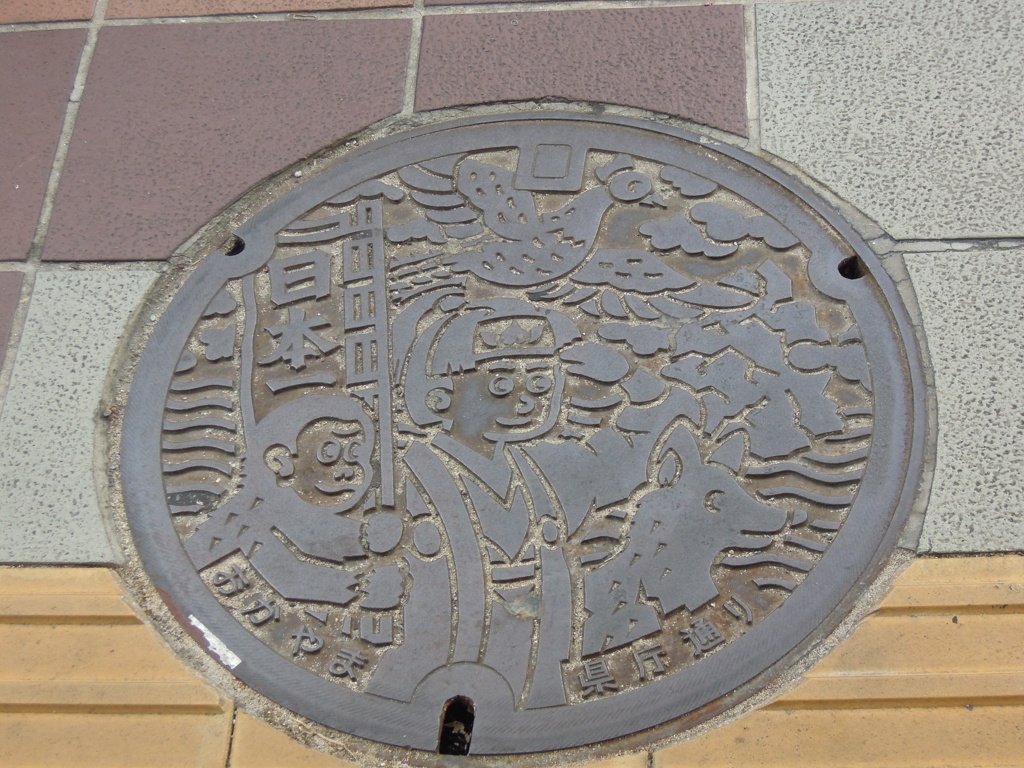 マンホール@岡山