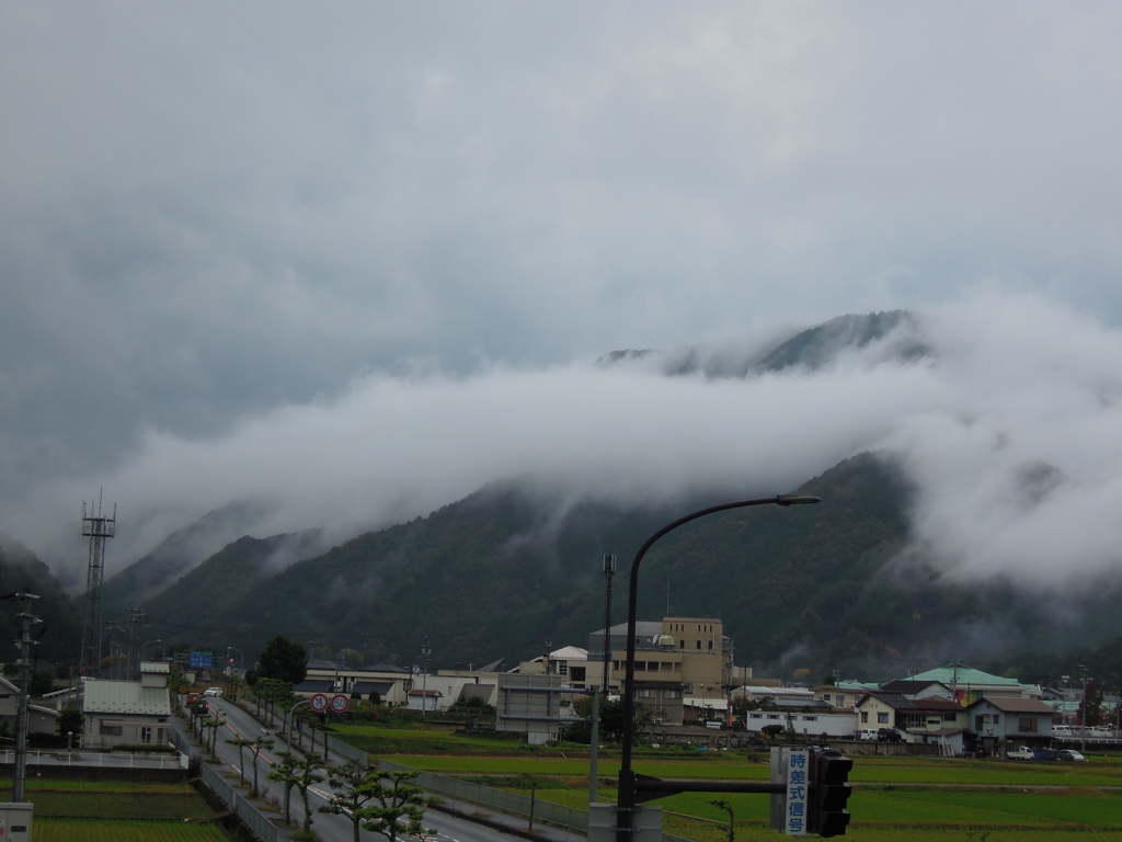 雲海@朝来