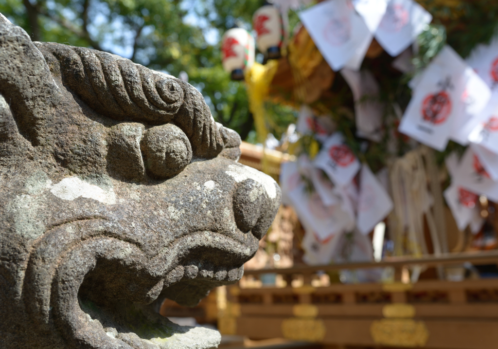 白鳥神社の狛犬