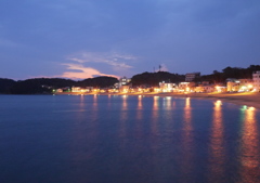 篠島の夜景