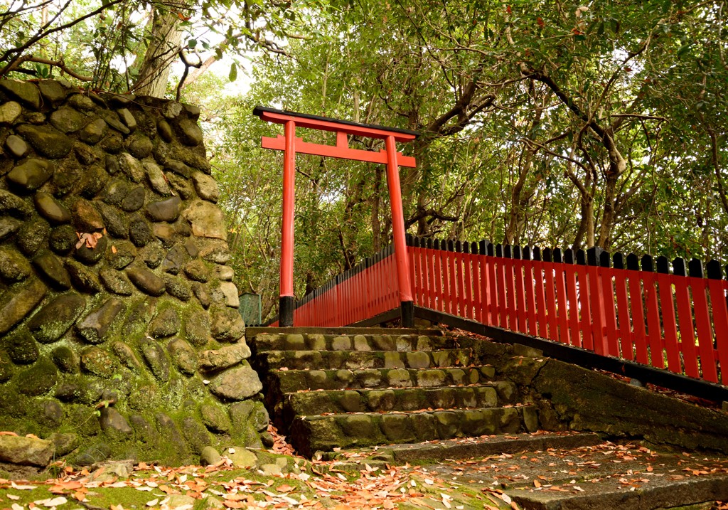 多宝塔への道～瀧谷不動尊～