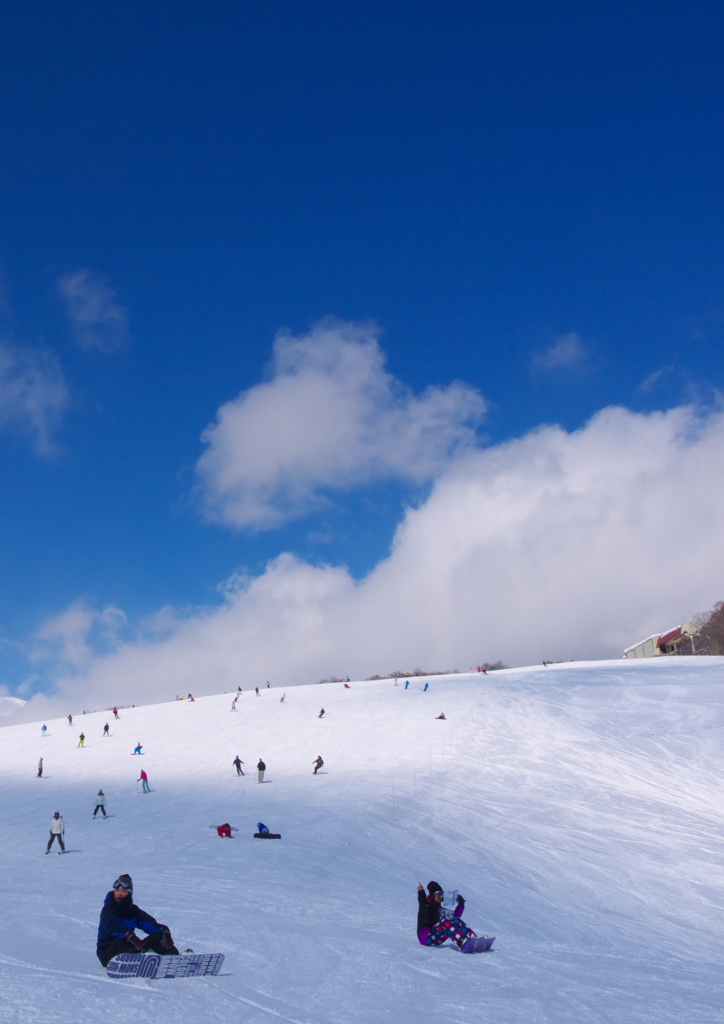 雪すべり中Ⅱ