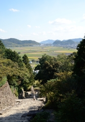 安土城跡からの眺望