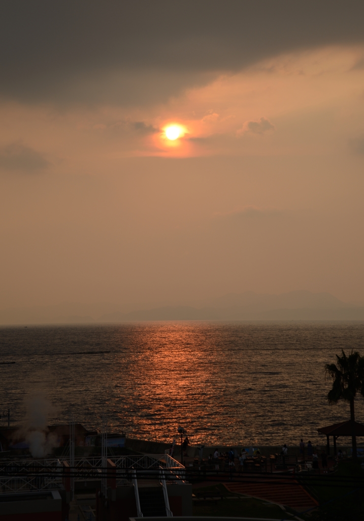 夕日Ⅰ～小浜温泉～