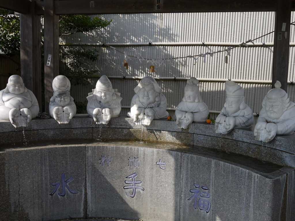 ありがたい手水