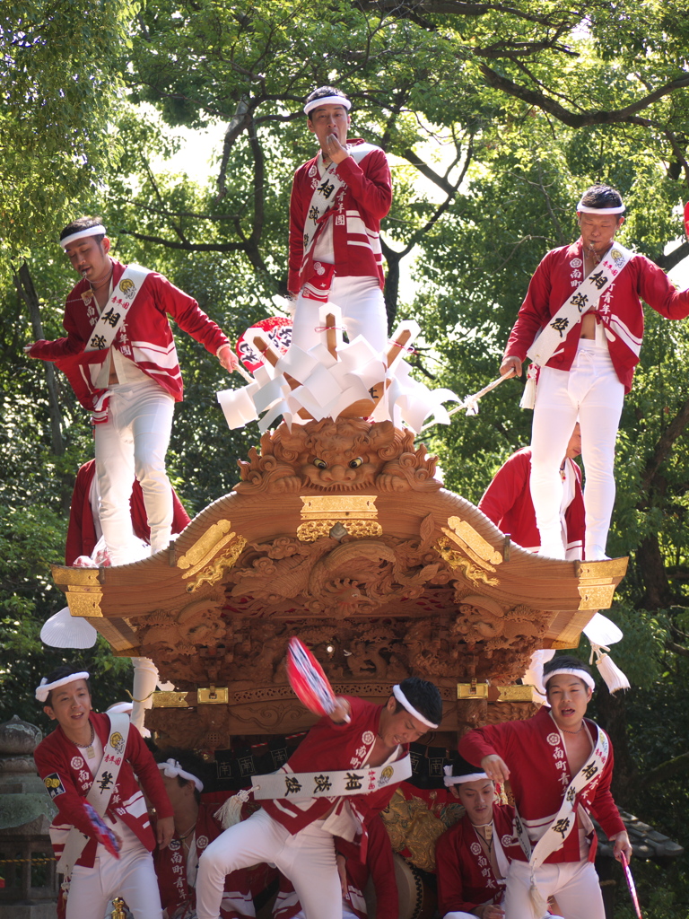 古市だんじり祭り2012-6　「六人衆」