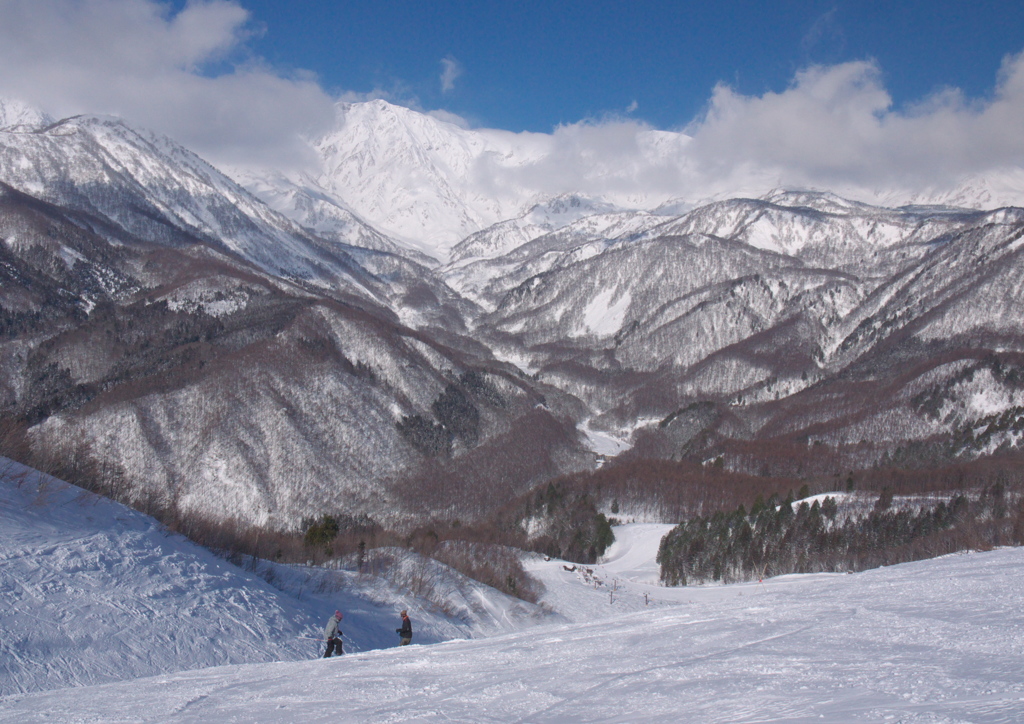 雪山パノラマ