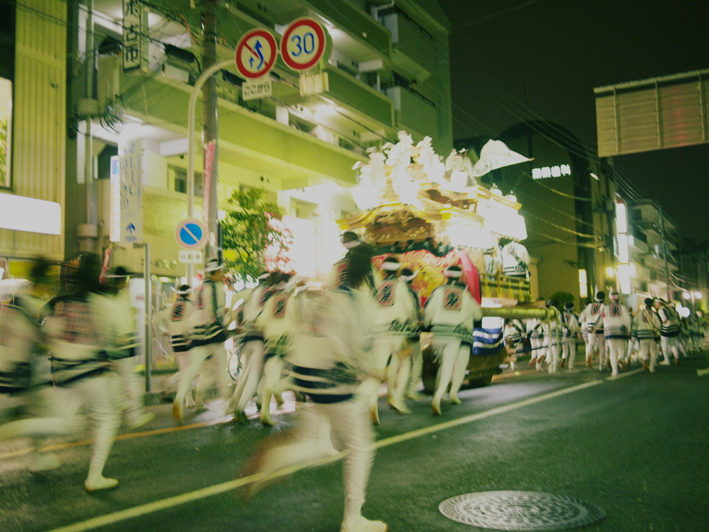 古市だんじり祭り2012-4　「走」