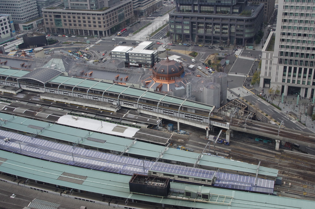 東京駅改築中
