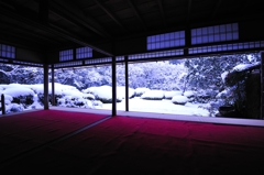詩仙堂雪景色