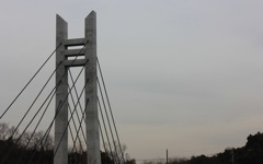 Cloudy and bridge