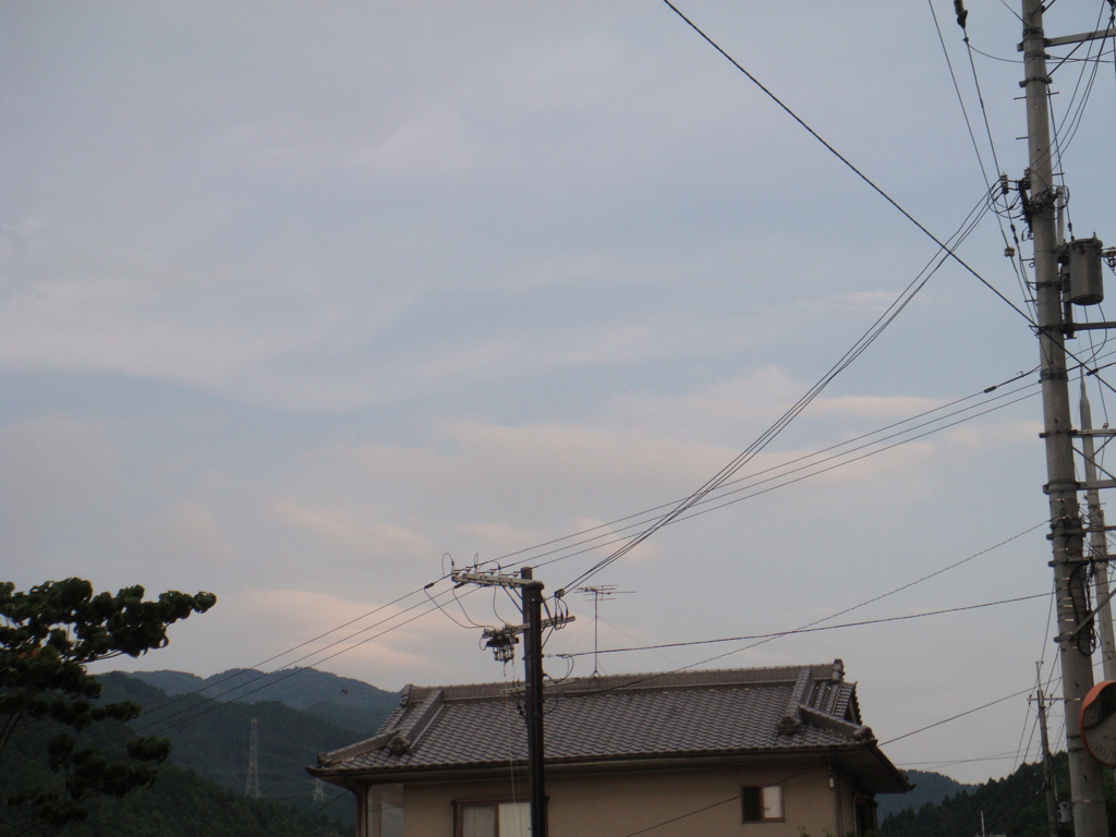 透き通る雲たち