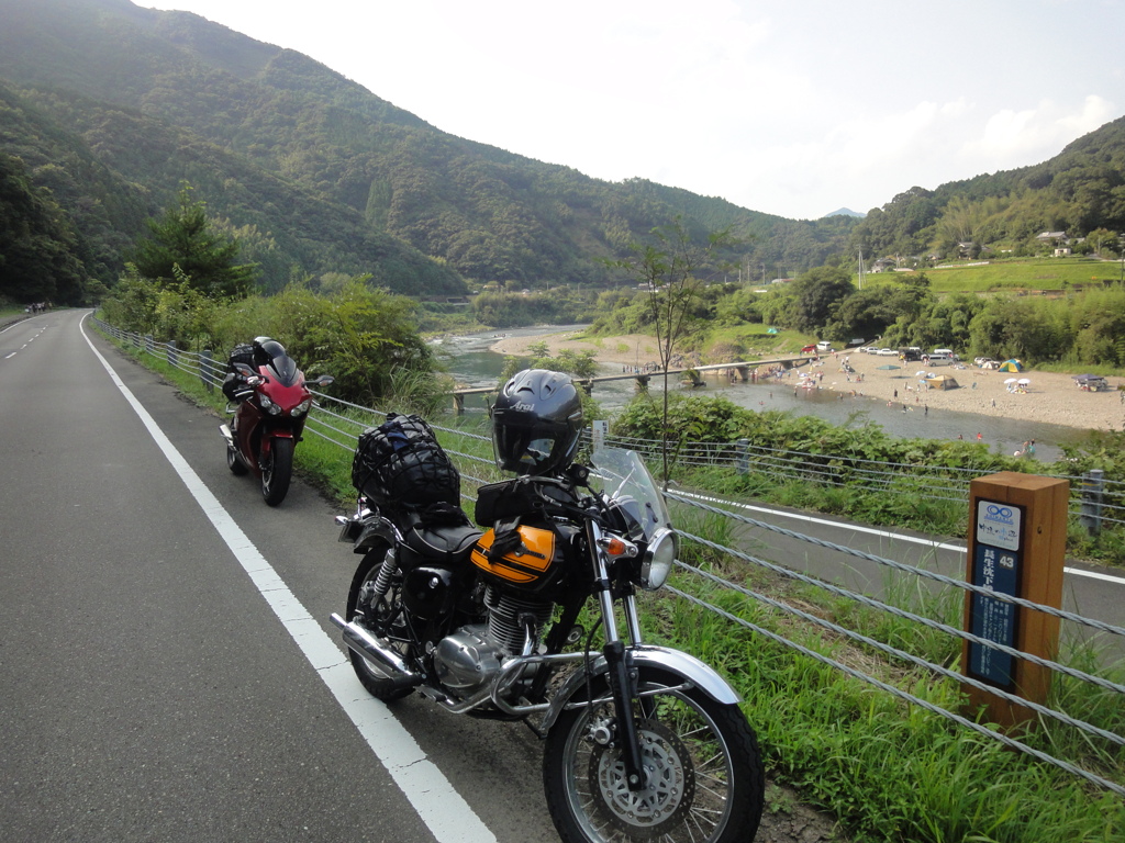 【男旅】　四国ツーリング　四万十川