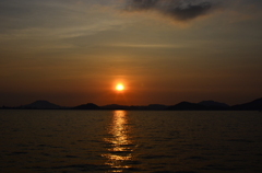 小戸の夕日