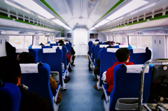 TX-青春（2階列車の2階室内）