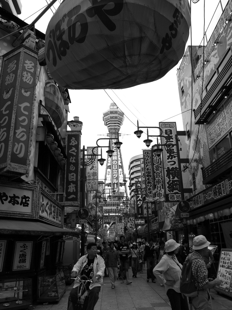 通天閣と町並み
