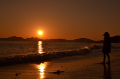 sun set