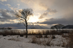 湖北の冬景色
