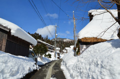 雪の在原地区