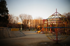 誰もいない公園
