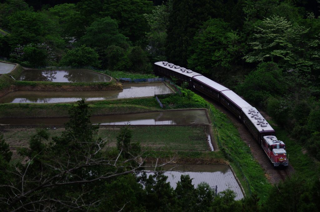 わたらせ渓谷号が行く