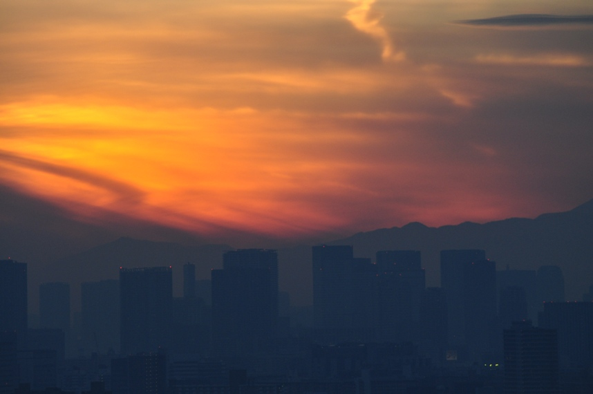 東京夕景