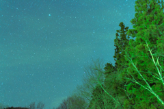 秋保大滝からの星空
