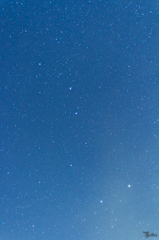 秋保大滝からの星空（北斗七星