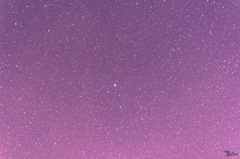 秋保大滝からの星空