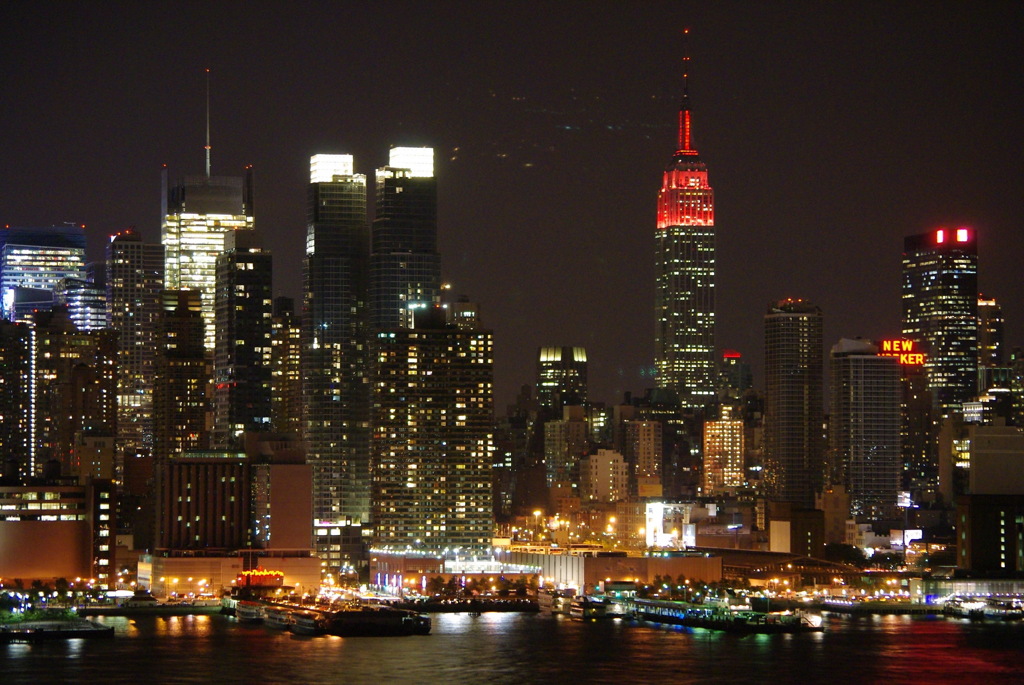 マンハッタン夜景　NJ側より撮影　その５