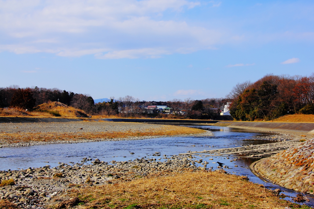 近所の河原