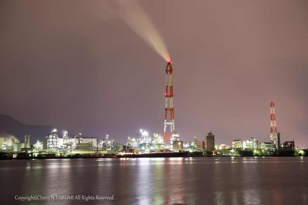 工業都市の夜