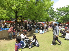 公園で一休み