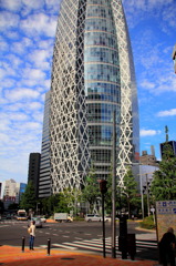 駅方面へ