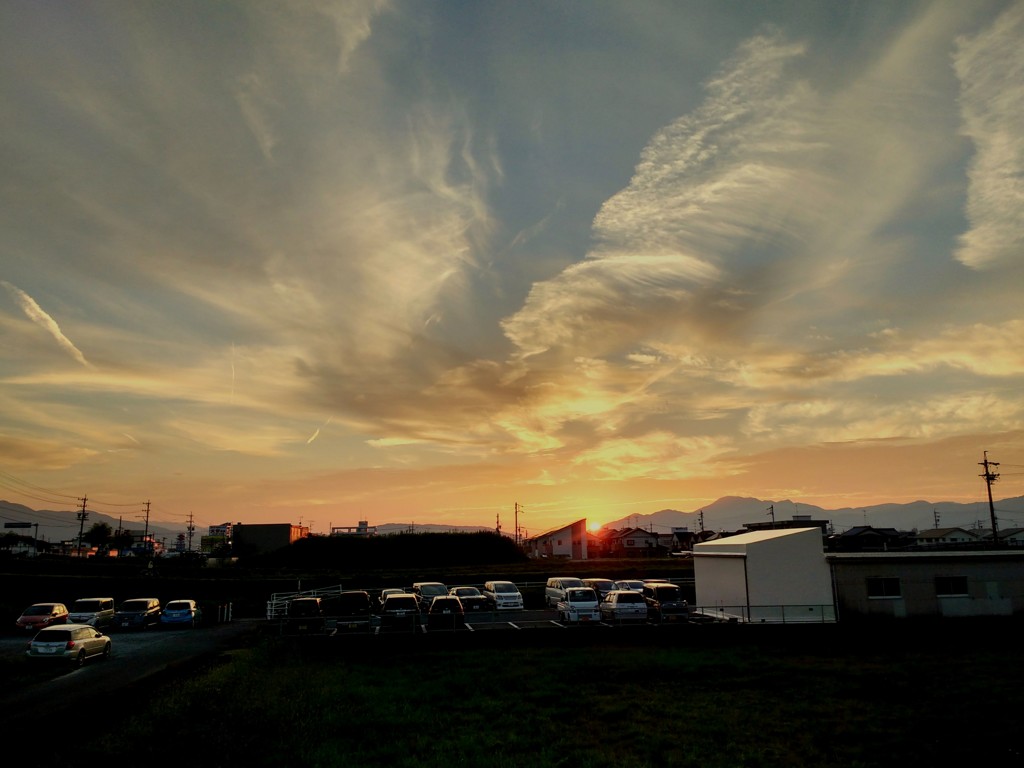 感傷の夕景