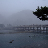 冬の嵐…山