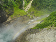 The rainbow of Kurobe 