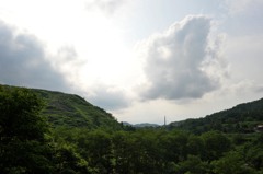 ズリ山と大煙突