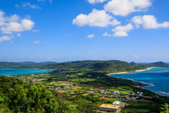 2つの海が見える丘