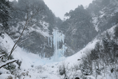 凍る平湯大滝