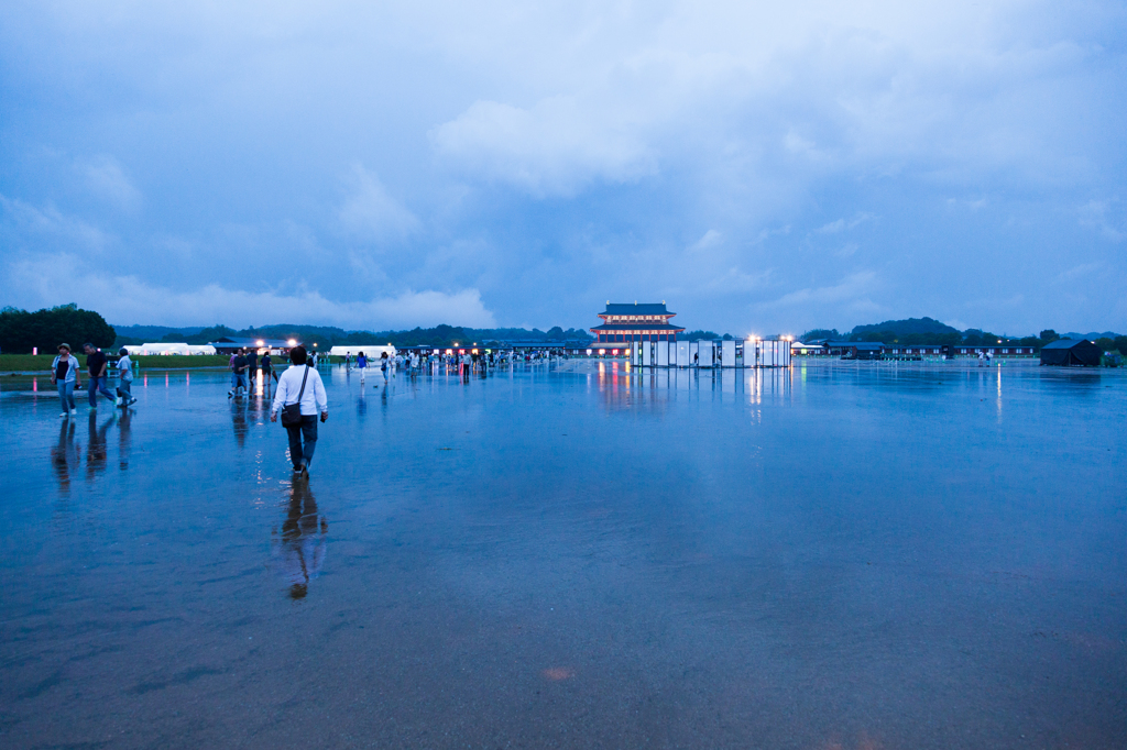 集中豪雨痕