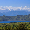 白峰三山を望む
