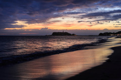 七里ヶ浜の夕景Ⅲ