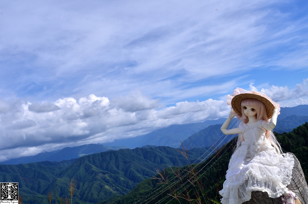 陣馬形山の風景