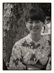 snap 着物女子