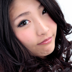 Eyes conveying a strong sense of purpose