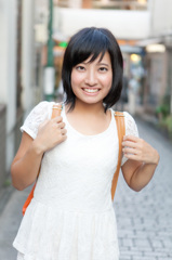 In carrying a bag
