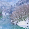 由良川雪景色