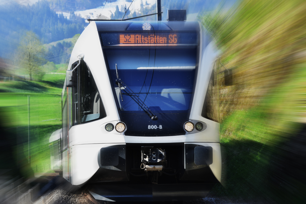 Nesslauを走る電車３