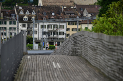 外でトレーニング